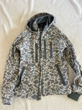 Burlebo Men’s  Camo Hooded Performance Jacket